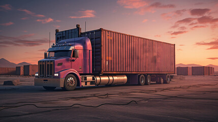 Truck and container