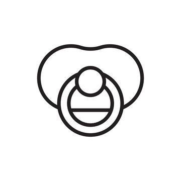 recommend clip art: pacifier icon vector