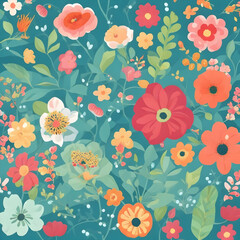 seamless floral pattern