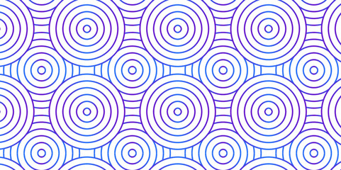 Seamless geometric ocean spiral pattern and abstract circle wave lines. blue seamless tile stripe geomatics overloping create retro square line backdrop pattern background. Overlapping Pattern.