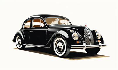 Black car logo on a light background.