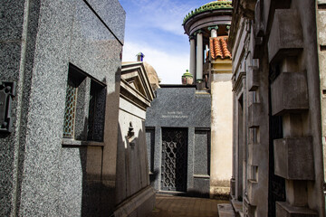 Recoleta beautiful old cemetery Necropolis dark gothic beauty Buenos Aires Argentina