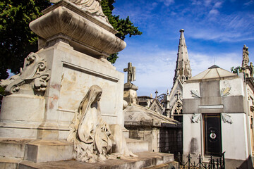 Recoleta beautiful old cemetery Necropolis dark gothic beauty Buenos Aires Argentina