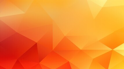 Yellow orange red abstract background for design. Geometric shapes. Triangles, squares, stripes, lines. Color gradient. Modern, futuristic. Light dark shades created with Generative AI