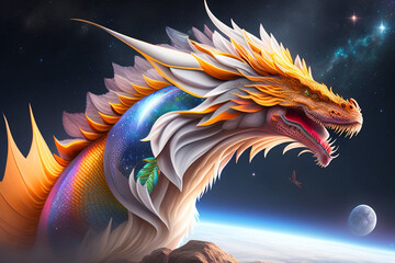 the dragon in the water