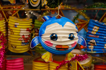 Latern of Mid Autumn Festival in Ho Chi Minh city, VietNam. August 30th 2022