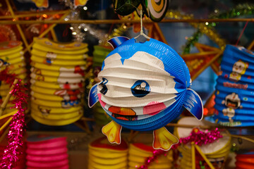Latern of Mid Autumn Festival in Ho Chi Minh city, VietNam. August 30th 2022