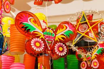 Latern of Mid Autumn Festival in Ho Chi Minh city, VietNam. August 30th 2022