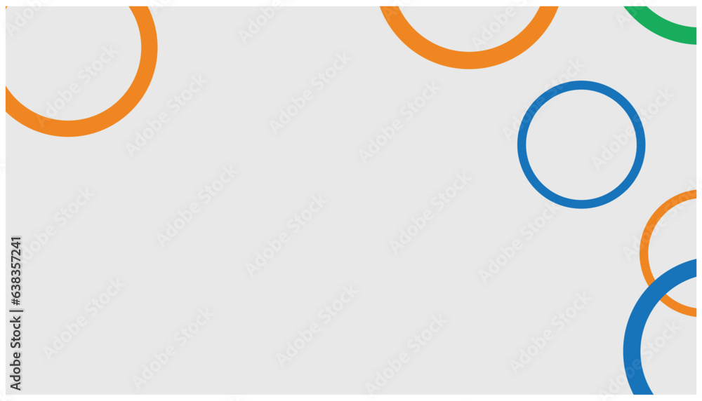 Poster colorful circles on a white background. vector illustration for your design. abstract background wit
