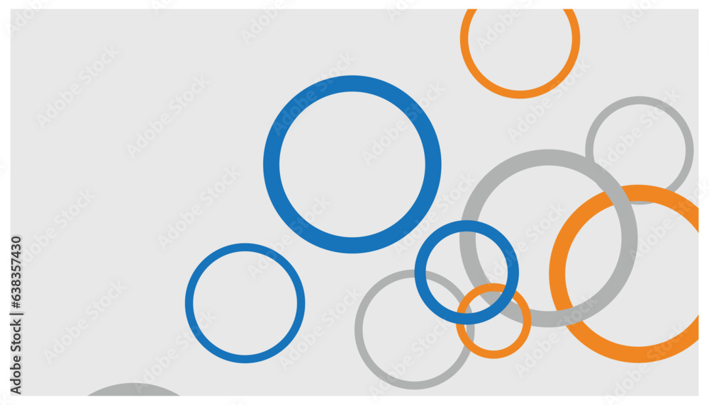 Poster colorful circles on a white background. vector illustration for your design. abstract background wit