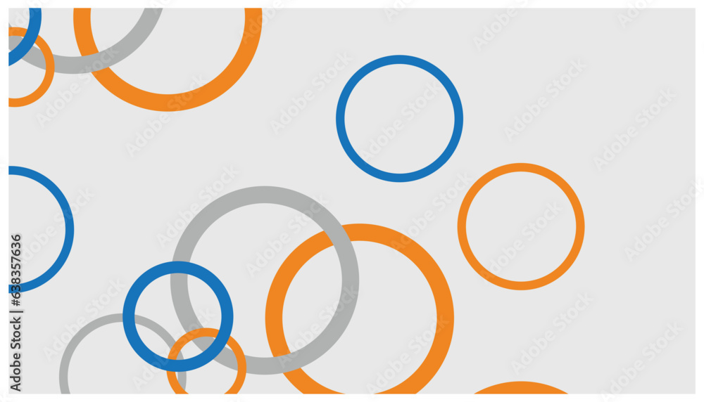 Poster colorful circles on a white background. vector illustration for your design. abstract background wit