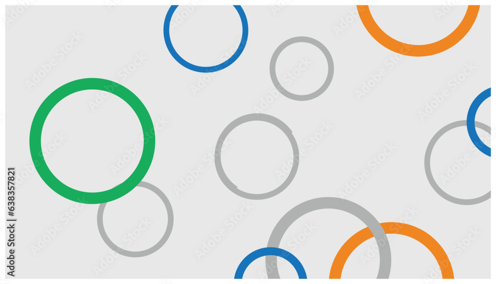 Poster colorful circles on a white background. vector illustration for your design. abstract background wit