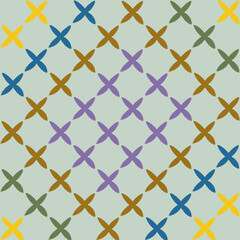 Fototapeta premium flower pattern vector color