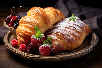 French pastries, in a charming patisserie.