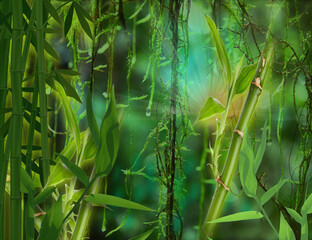forest con Bambu