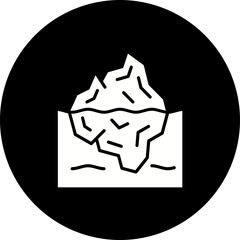 Fototapeta premium Iceberg Icon