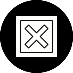 Fototapeta premium Cross Icon