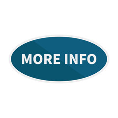 More Info Button In Blue Oval Shape With White Line For Information
