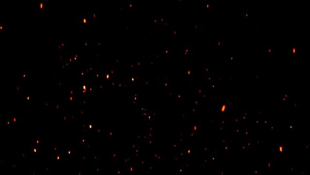 Fire Red Particles Background Golden Partical Background