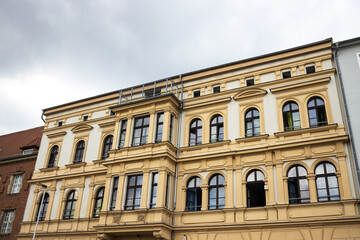empty building halle an der saale germany