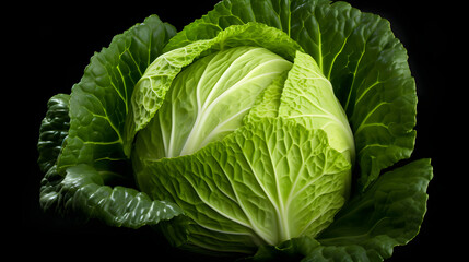 Obraz premium Cabbage on white background