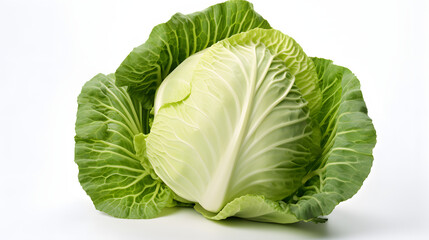 Fototapeta premium Cabbage on white background