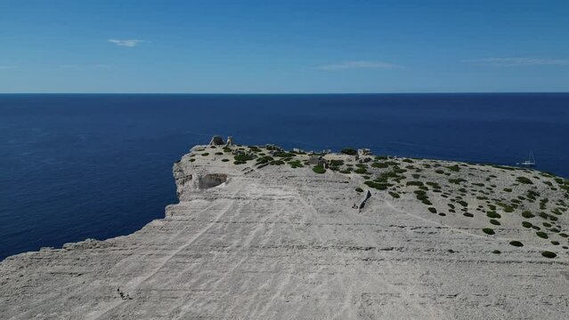 croatia kornati islands aerial view panorama
