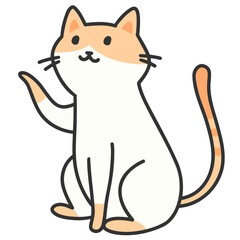 cute cat doodle