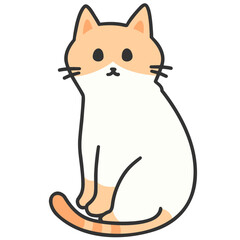 cute cat doodle