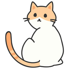 cute cat doodle
