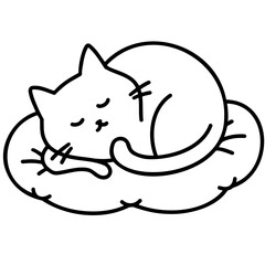 cute cat doodle
