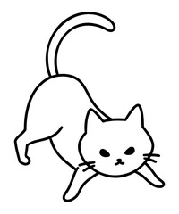 cute cat doodle