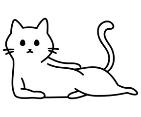 cute cat doodle