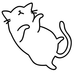 cute cat doodle