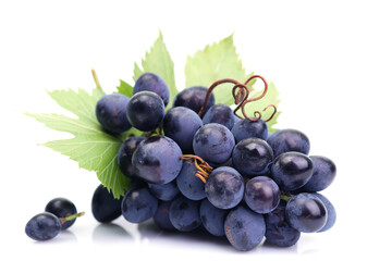 Grapes isolated on white