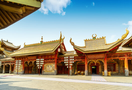 Chinese style ancient architecture