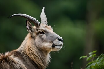 portrait of a goat generated by AI
