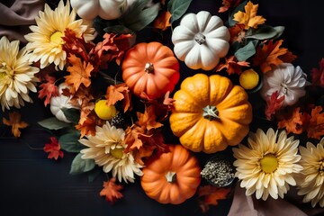 Obraz na płótnie Canvas Bountiful Thanksgiving Backgrounds
