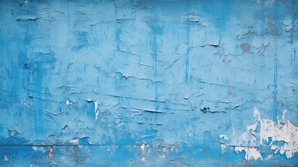Abstract blue old peeling paint grunge background  - obrazy, fototapety, plakaty
