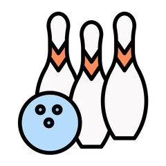Fototapeta premium Bowling Icon
