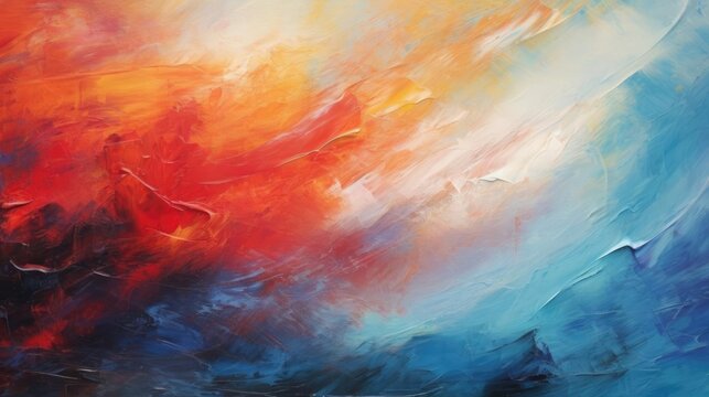 Abstract thick oil paint background 