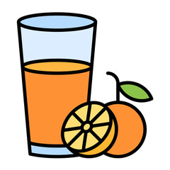 Orange Juice Icon