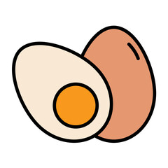 Fototapeta premium Boiled Egg Icon