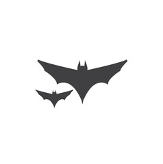 Bats of icon the helloween, Simple bat icon design element isolated on white background. vector Halloween illustration. Simple bat icon design element.