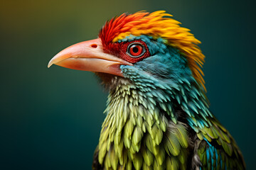 A Barbet portrait, wildlife photography