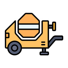 Concerete Mixer Icon