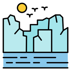 Bay Landscape Icon