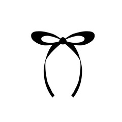 Black Ribbon Silhouette