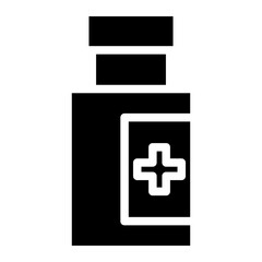 pill bottle glyph 