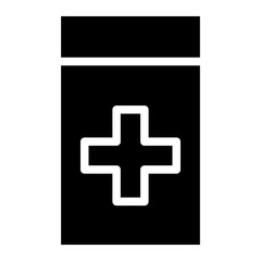 Fototapeta premium drug box glyph 